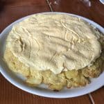 Tortilla de patatas con txaka